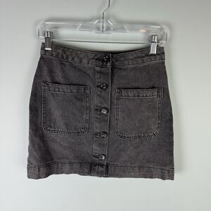We The Free Women's 25 Super High Rise Denim Mini Skirt "Don't Get Me Wrong"